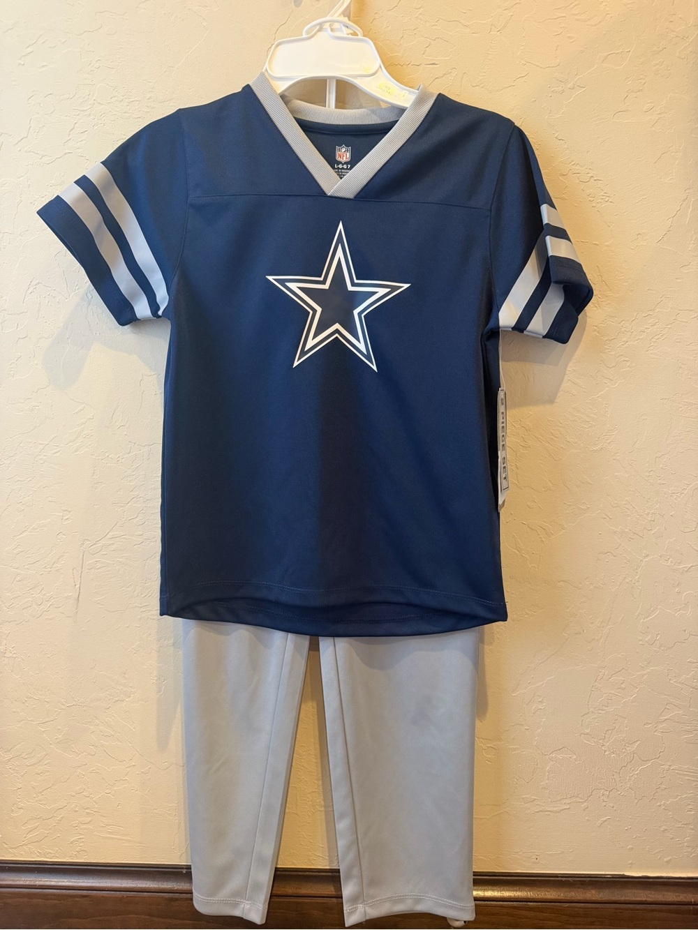 Dallas Cowboys Football Youth Jersey and Pants Set size 7 kids